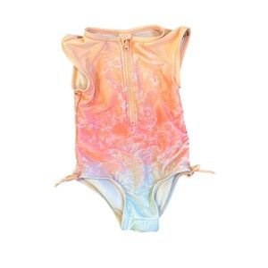 Vibrant Zip-Up Swimsuit